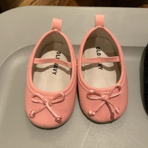 Baby girl shoes, pink, 3-6 months